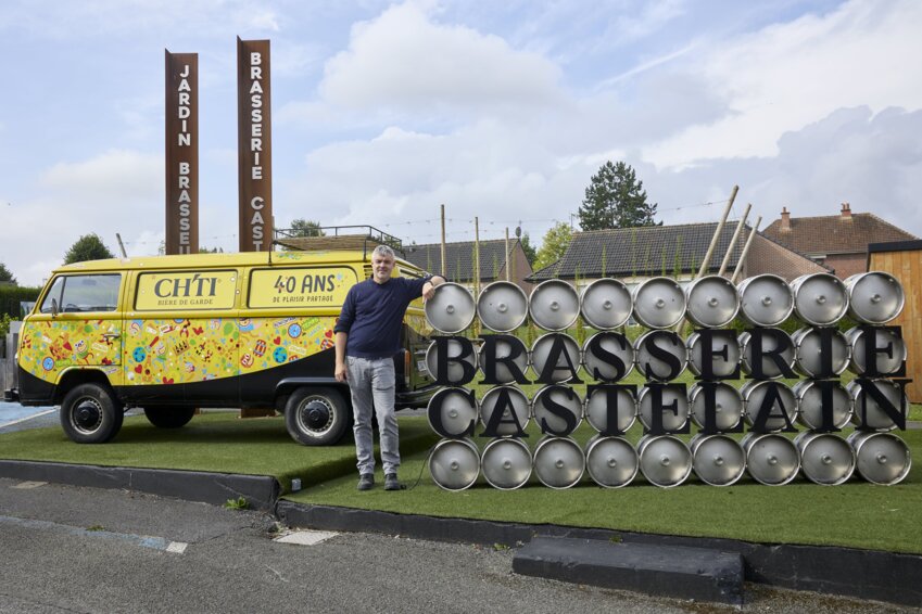 Nicolas Castelain est à la tête de la brasserie familiale. © Christophe Kicien