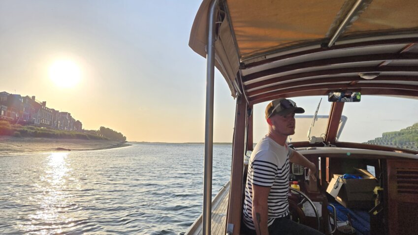 Louis Sylla entend bien développer le nombre de pinasses dans la baie de Somme.