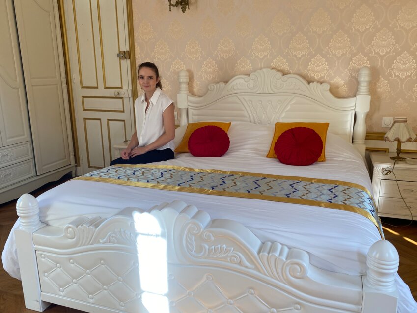 Les chambres lumineuses du château de Moliens, situé au nord-ouest du département de l'Oise.