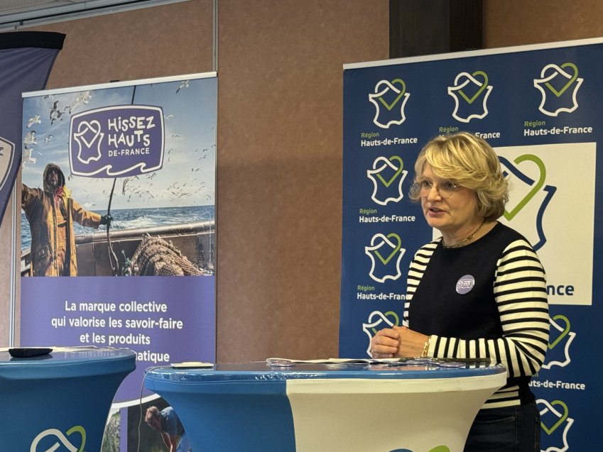 Marie-Sophie Lesne a présenté la marque «Hissez Hauts». © Aletheia Press / Daniel Boulogne