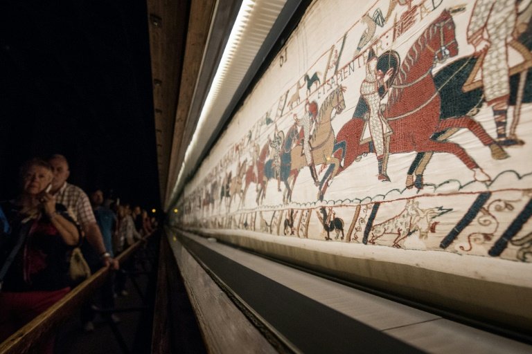 La tapisserie de Bayeux, le 13 septembre 2019, à Bayeux dans le Calvados © LOIC VENANCE