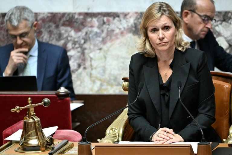La présidente de l'Assemblée nationale Yaël Braun-Pivet, le 8 septembre 2025, à Paris © Bertrand GUAY