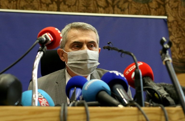Le procureur de la République Dominique Alzeari donne une conférence de presse à Toulouse après la mise en examen de Cédric Jubillar, le 18 juin 2021 © VALENTINE CHAPUIS