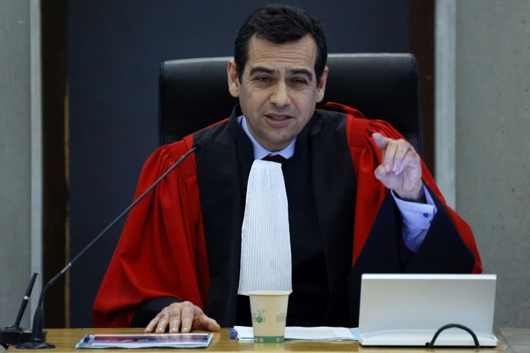 Peimane Ghaleh-Marzban, alors président judiciaire de Bobigny, lors d'une audience de rentrée à Bobigny, le 22 janvier 2024 © Ludovic MARIN