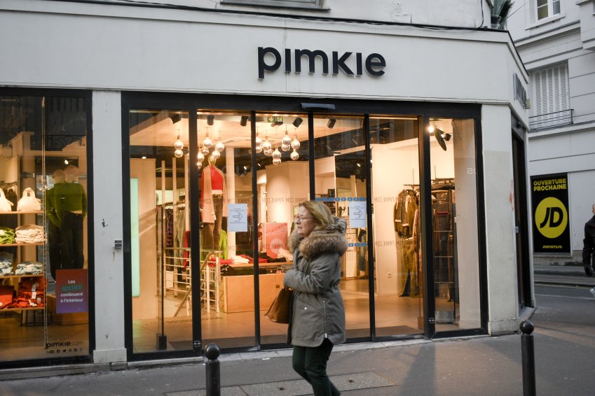 Pimkie compte près de 200 points de vente dans l'Hexagone et emploie plus de 700 personnes. © Magali Cohen / Hans Lucas