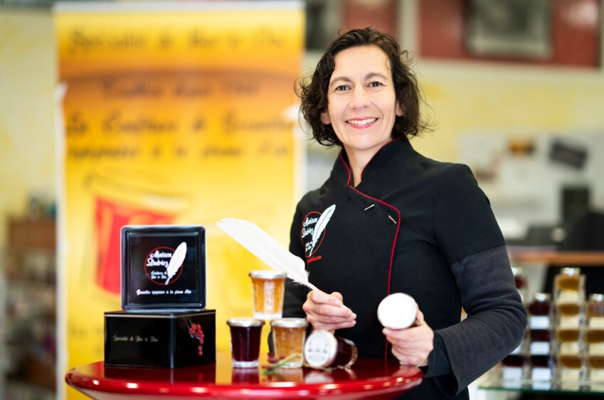 © Guillaume Ramon. Anne Dutriez est à la tête de À la Lorraine depuis vingt-cinq ans.