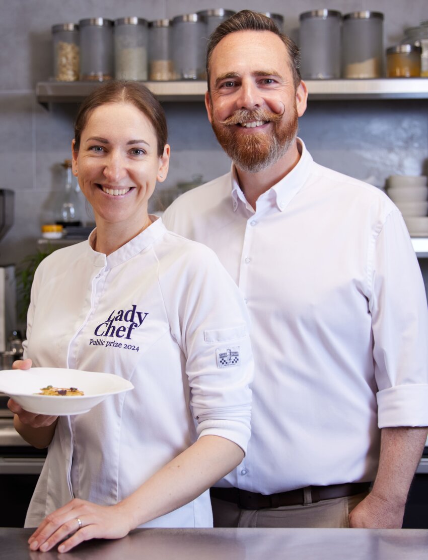 Slava et Antoine Tcherbak, à la tête de Fleur de Sel. ©Lena Heleta