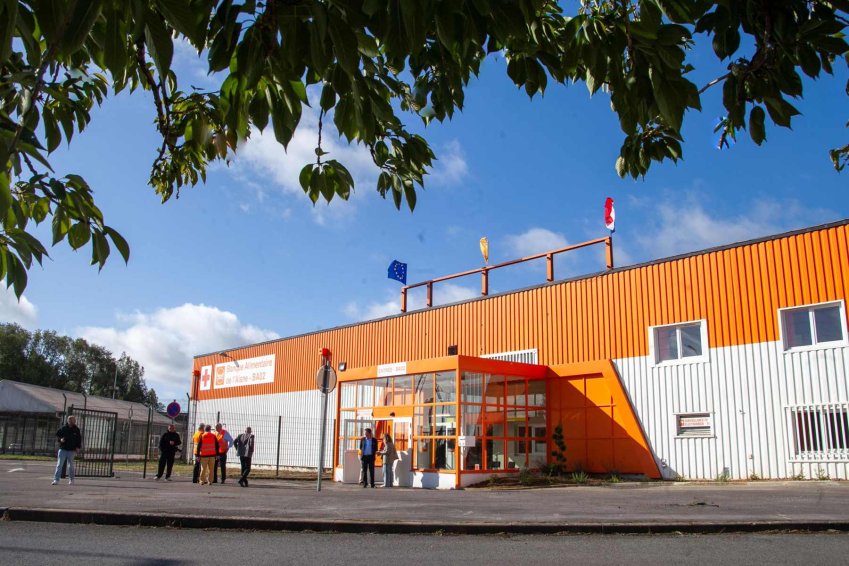 De nouveaux locaux pour la Banque alimentaire de l'Aisne. (c) CD 02