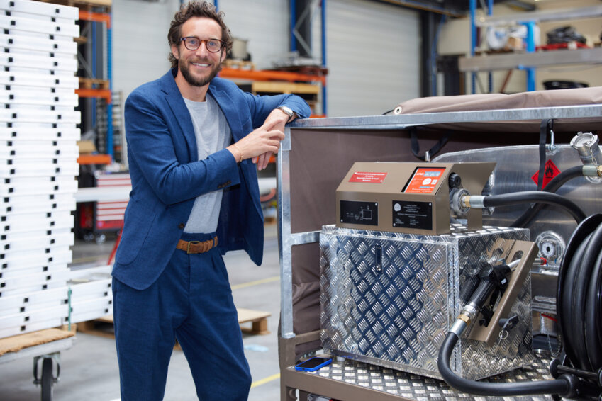 Romain Pennel, dirigeant d’AX Group. © Lena Heleta