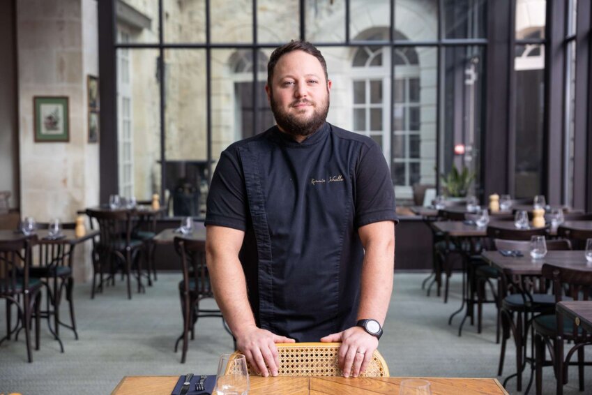 Romain Schaller, chef et propriétaire de la Verrière.  © Éloïse Le Névanic 