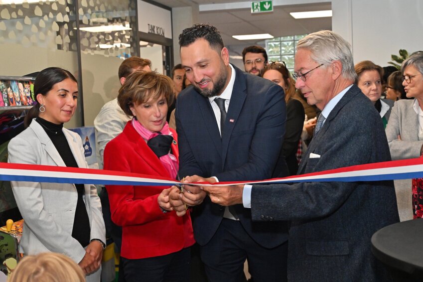 Cloud Campus a été inauguré par Philippe Marini, maire de Compiègne. © Cloud Campus