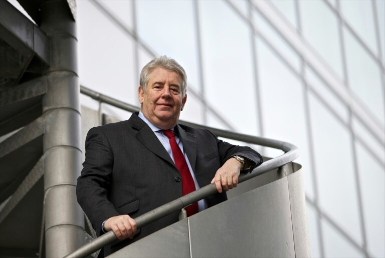 Le maire (LREM) de Besançon Jean-Louis Fousseret, le 21 février 2013 dans sa ville © PATRICE COPPEE