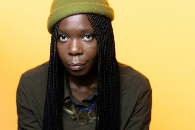 La directrice générale de la Maison des mondes africains MansA, Elisabeth Gomis, le 11 mars 2025, à Paris © JOEL SAGET