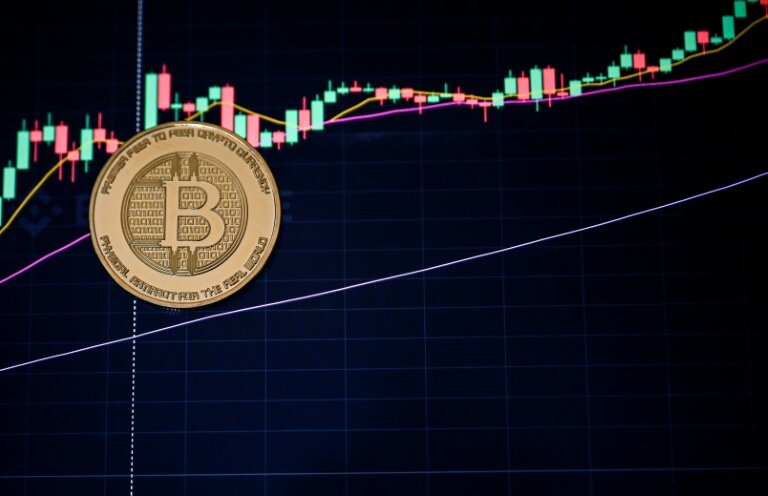 Le bitcoin a atteint un nouveau plus haut dimanche, dépassant le seuil des 125.000 dollars, alors que la paralysie budgétaire se poursuit aux Etats-Unis © Ozan KOSE