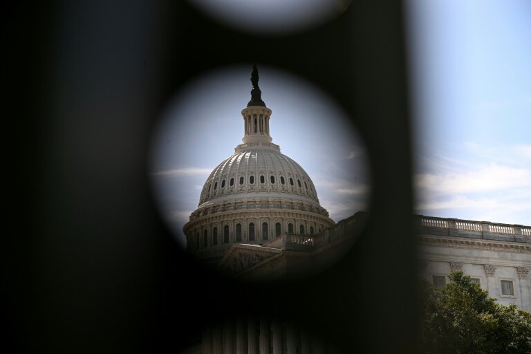 Le dôme du Capitole de Washington, siège du Congrès américain, le 3 octobre 2025 © Alex WROBLEWSKI