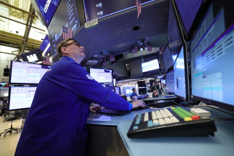 Un opérateur à la Bourse de New York le 1er octobre 2025 © TIMOTHY A. CLARY