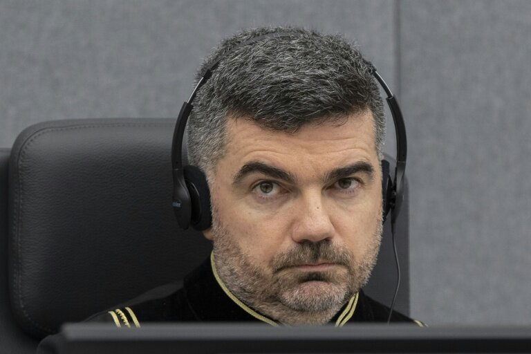 Le juge français Nicolas Guillou lors d'une audience du Tribunal spécial international pour le Kosovo à La Haye, le 10 novembre 2020 © Peter Dejong