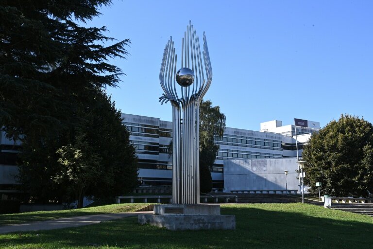 L'école d'ingénieurs  CentraleSupelec de l'Université Paris-Saclay, le 8 octobre 2021 à Gif-Sur-Yvette, en périphérie de Paris © Anne-Christine POUJOULAT