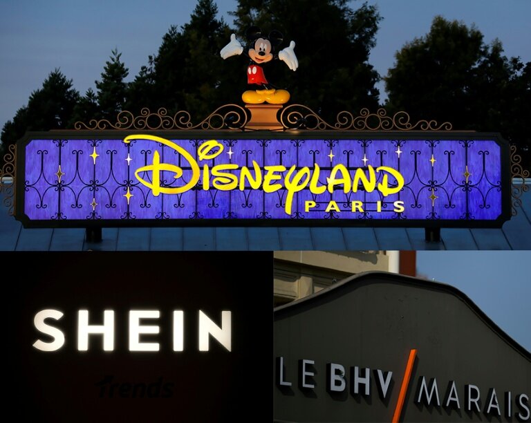 Disneyland Paris renonce à son projet pour Noël avec le BHV, après l'annonce du partenariat entre la plateforme Shein et le grand magasin parisien © Martin BUREAU