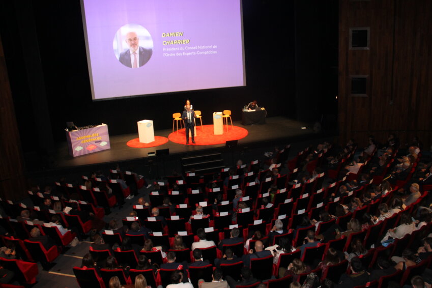 © Emmanuel Varrier. Beaucoup de tech à l’occasion de l’assemblée générale du  Conseil régional des experts-comptables du Grand Est.