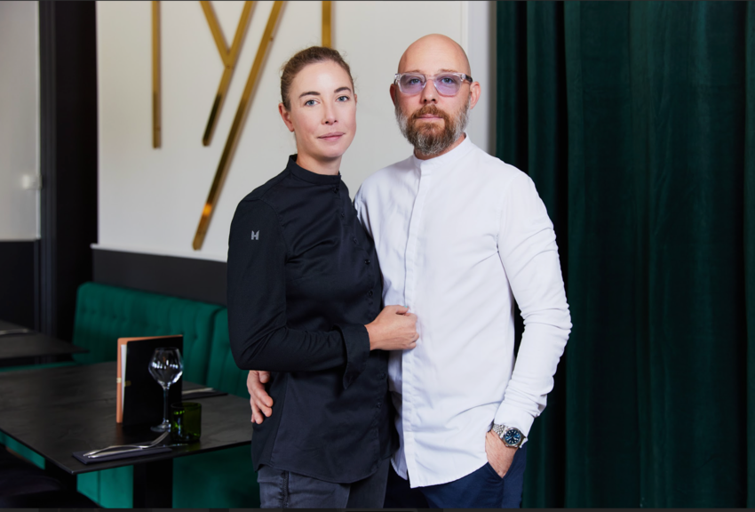 Valentine Delhaye et Maxime Leman, chefs du Mana. © Lena Heleta