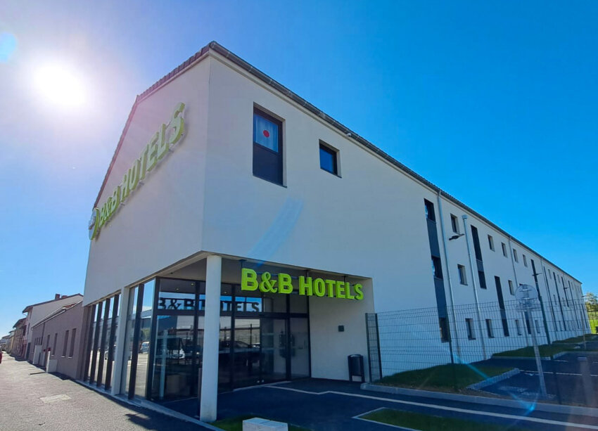 Le groupe B&B a ouvert un hôtel de 97 chambres autour de Mâcon afin de répondre à une demande grandissante. © B&B Hôtels