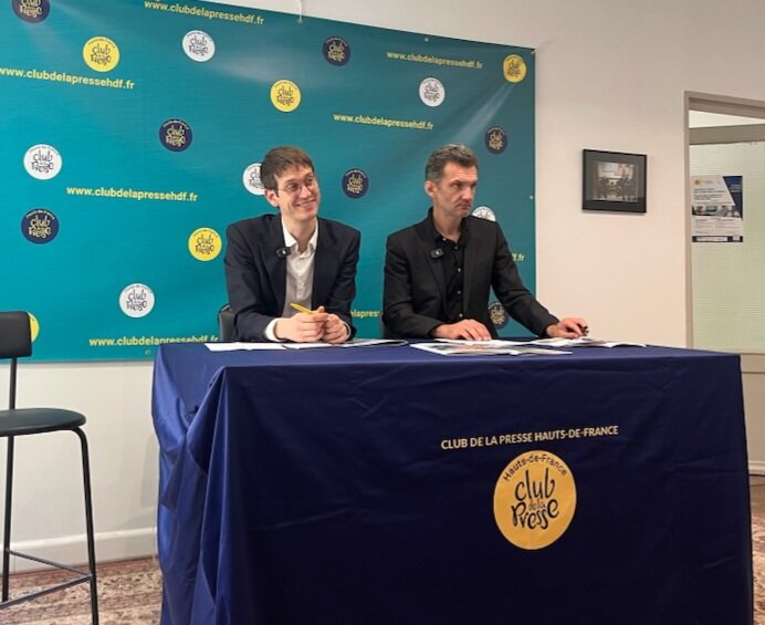 Simon Karleskind, directeur régional de l’ADEME Hauts-de-France et Eric Vidalenc, directeur régional adjoint.