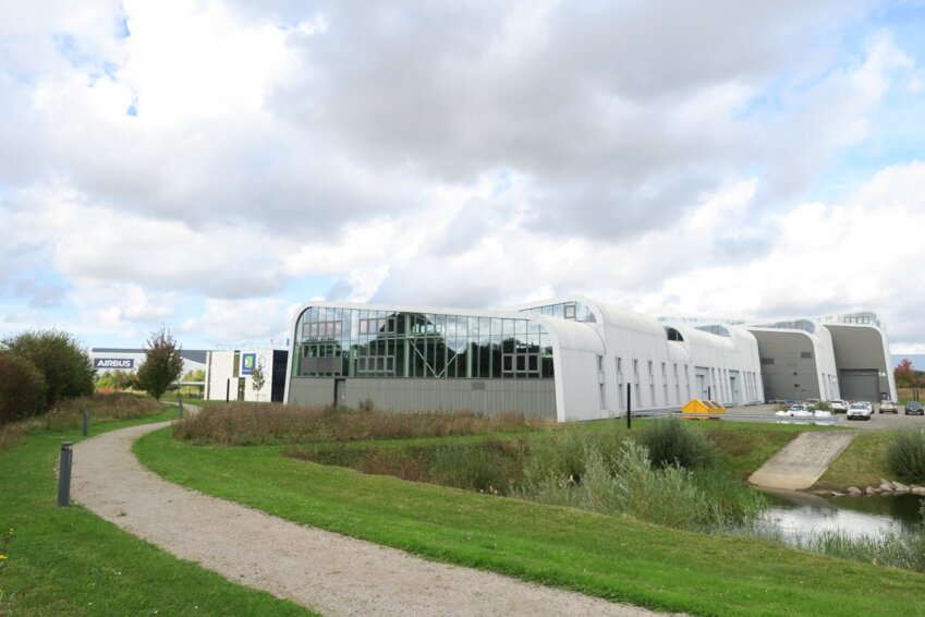 La plateforme d'innovation IndustriLAB située au cœur de la zone Aéropôle de Picardie à Méaulte. © IndustriLAB