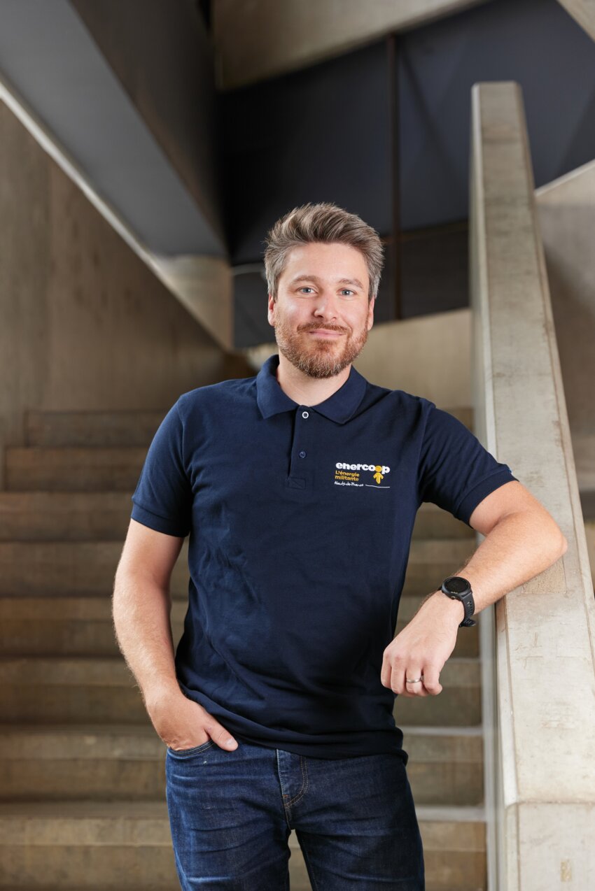 Johan Gut, directeur général d’Enercoop. ©Léna Heleta