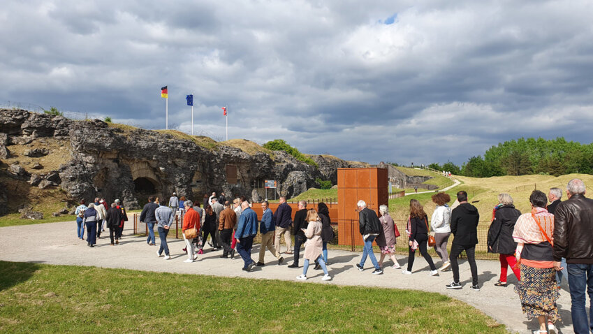 Le fort de Douaumont et le fort de Vaux, deux sites de la mémoire combattante. © Meuse Attractivité.
