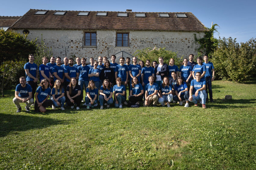 L'équipe de Posos quand la medtech amiénoise avait reçu l’agrément de la Haute autorité de santé pour sa base de données médicamenteuse co-construite avec l’IA : Posos Medical Database. (Archives)