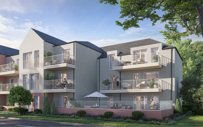 La future résidence seniors. © GP Architectes 