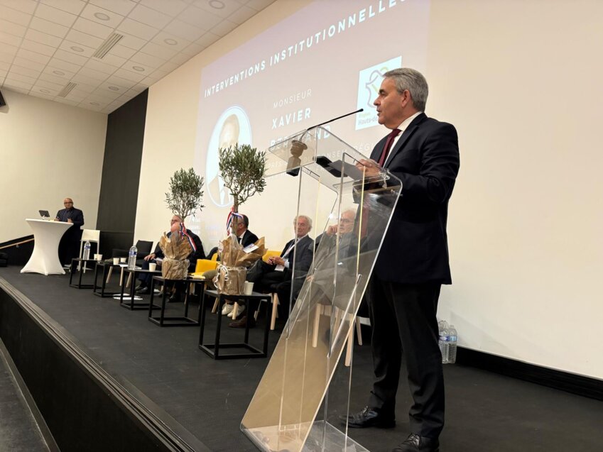 Xavier Bertrand est intervenu au congrès des maires de l'Oise. 