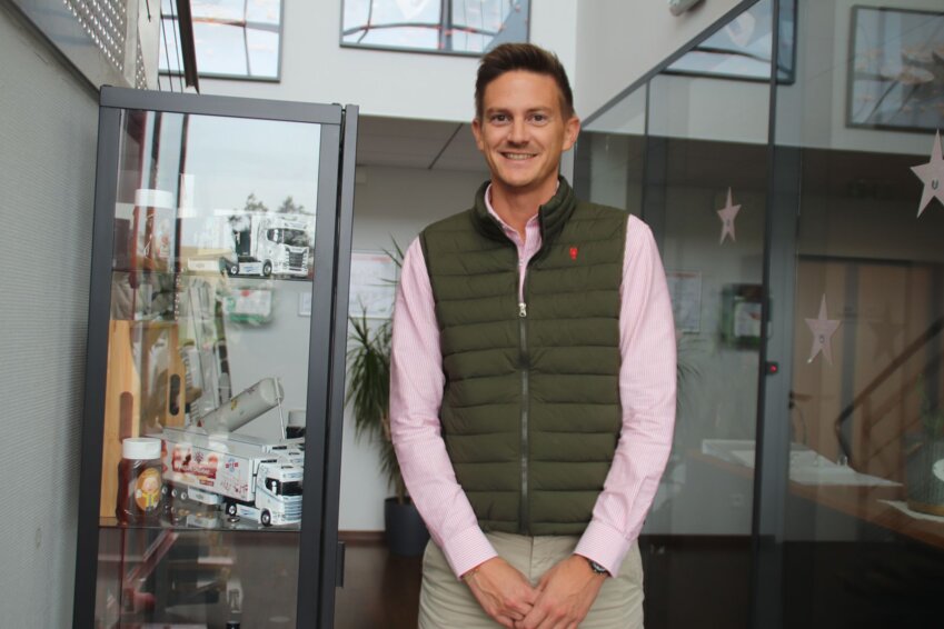 Julien Burlat, directeur du site de Nesle et et du futur site de Saint-Quentin.