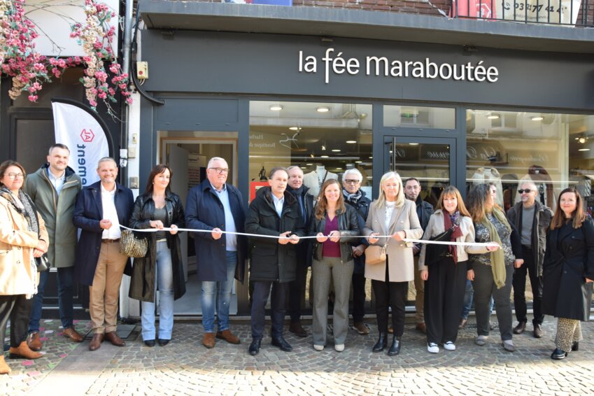 L’inauguration s’est déroulée en présence notamment de Sylvain Robert, maire de Lens, et de Fabienne Viseur, directrice territoriale Artois chez Action Logement.