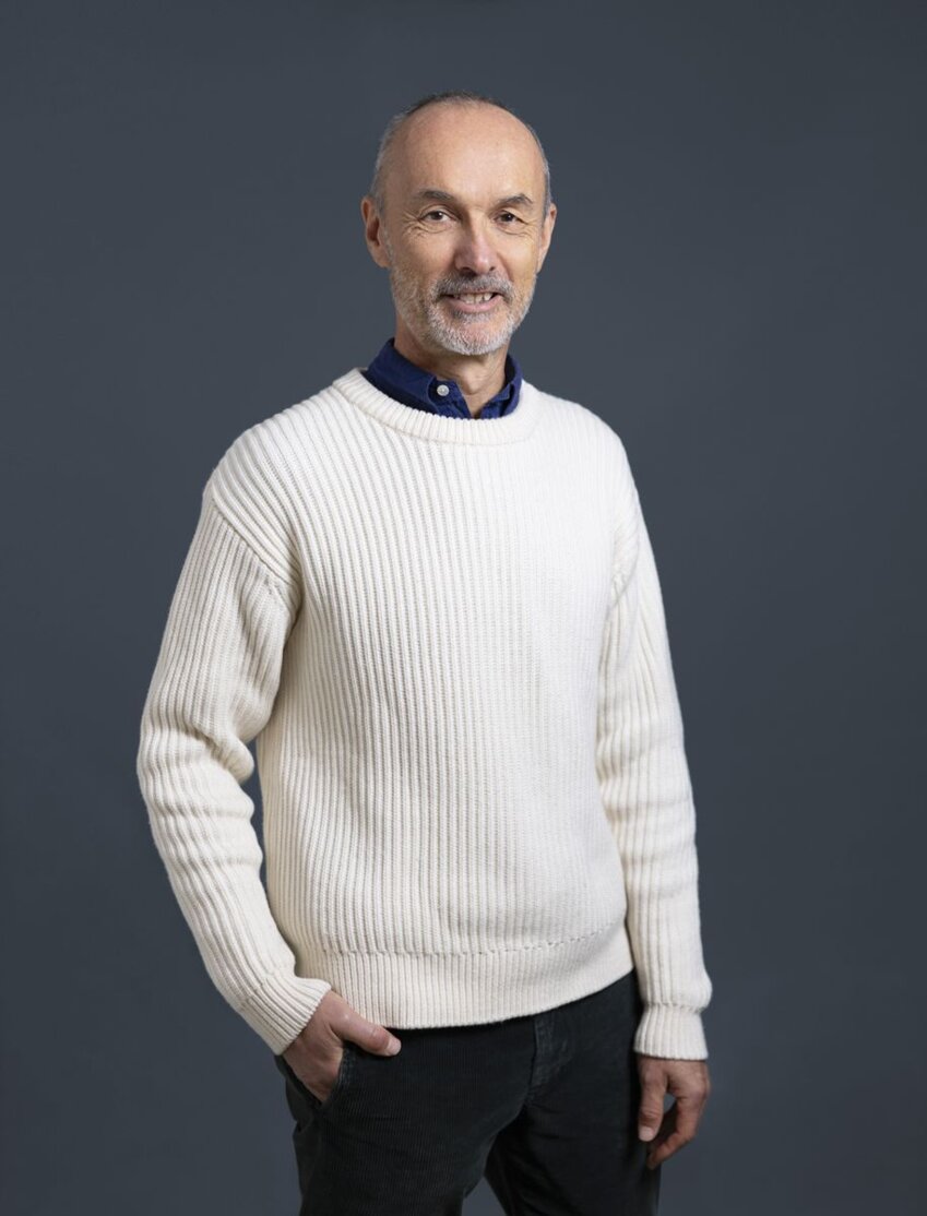 Laurent Motte, co-fondateur du collectif Le Travail qui relie Hauts-de-France. © Lena Heleta