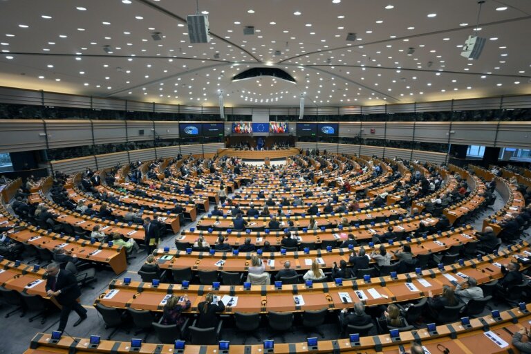 Le Parlement européen à Bruxelles, le 12 novembre 2025 © Nicolas TUCAT