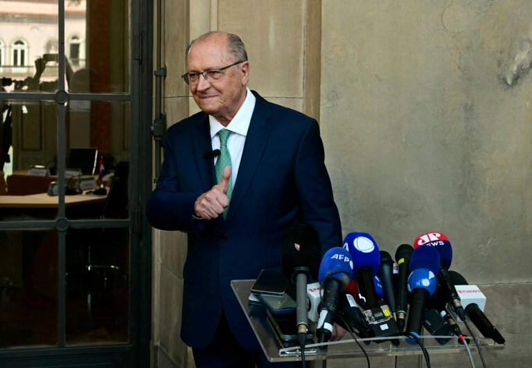 Le vice-président brésilien Geraldo Alckmin, à Rio de Janeiro, le 16 septembre 2025. © Pablo PORCIUNCULA