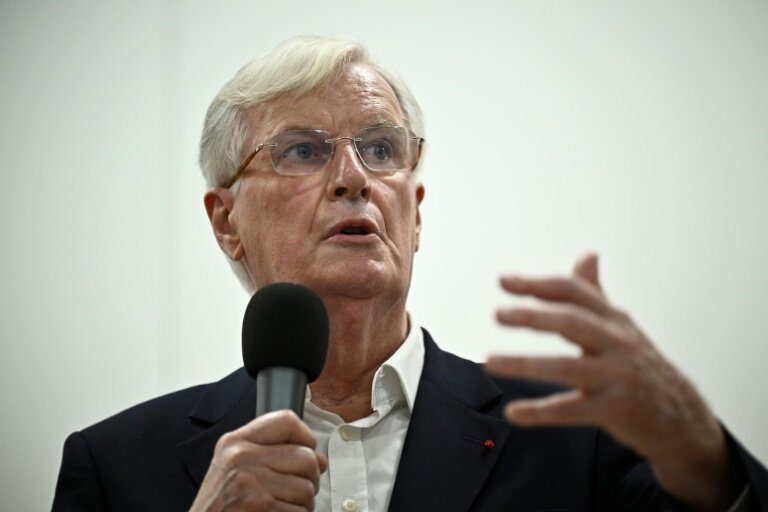 Michel Barnier le 4 septembre 2025, à Paris © JULIEN DE ROSA