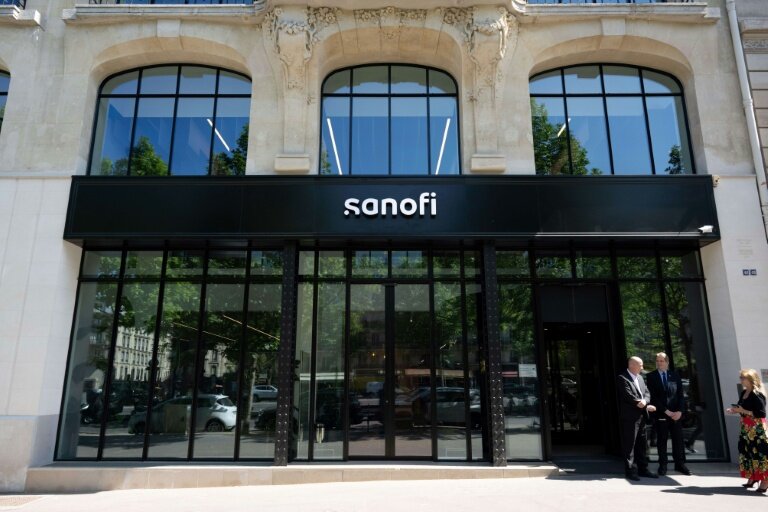 Le siège social parisien du géant pharmaceutique Sanofi. © ALAIN JOCARD