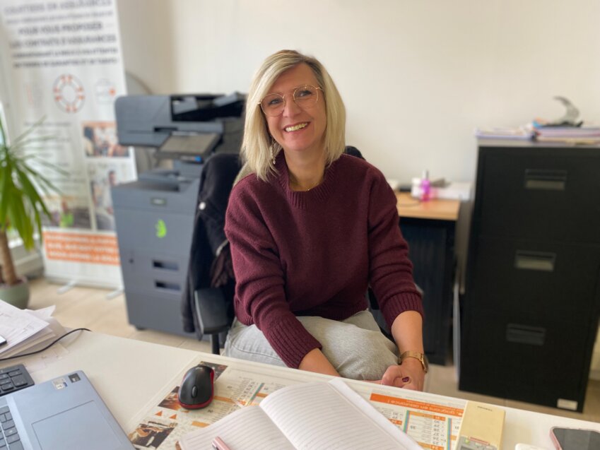 Cindy Trelcat entend être fédératrice des commerçants d'Abbeville.