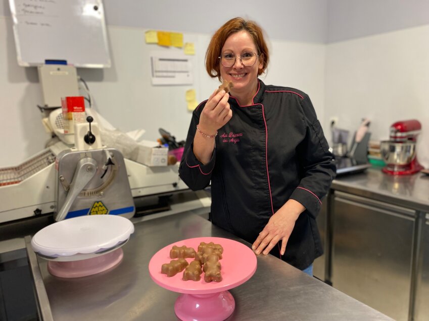 Stéphanie Croisé a aménagé un laboratoire de 16 m2 très fonctionnel.