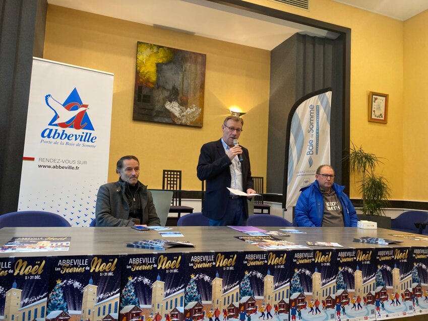 Le maire d'Abbeville a présenté les festivités.