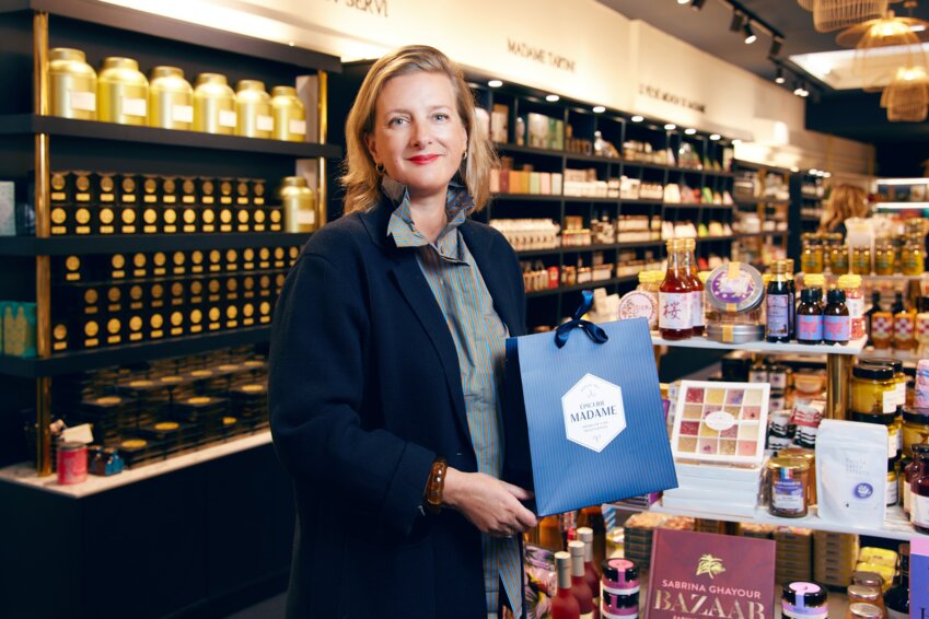 Juliette Graux a ouvert sa première «Epicerie Madame» en 2017. ©Lena Heleta