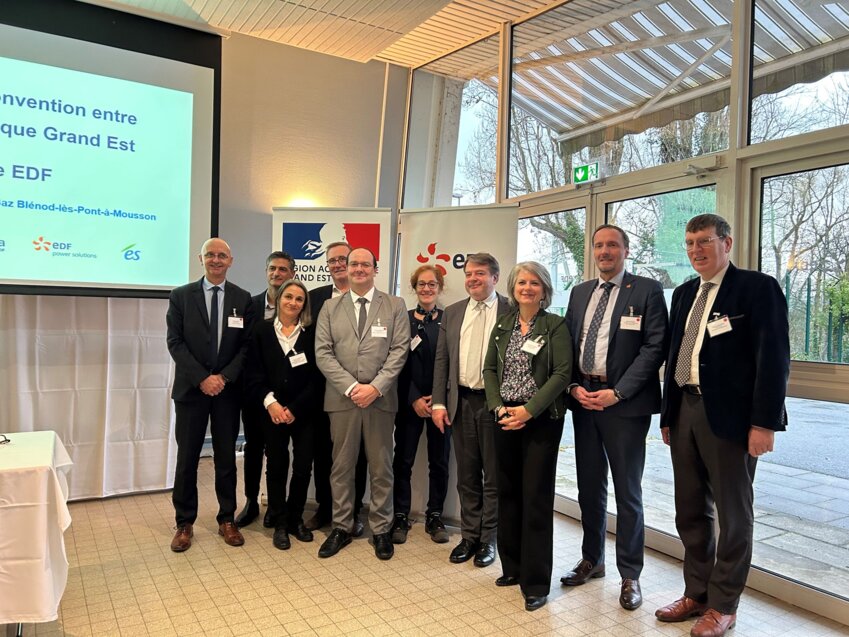 © EDF. Le groupe EDF et la Région académique Grand Est viennent de renouveler leur partenariat pour préparer les jeunes aux métiers de la transition énergétique. 