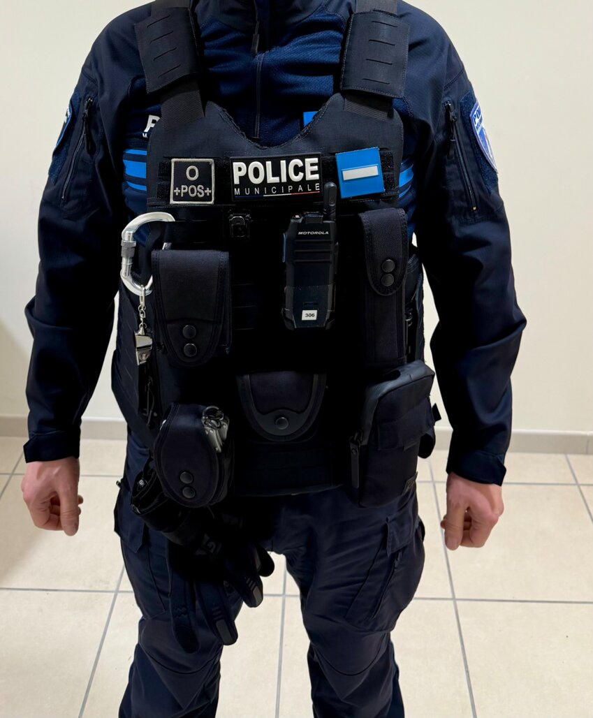 De nouveaux équipements pour la police municipale de Laon. (c) ville de Laon