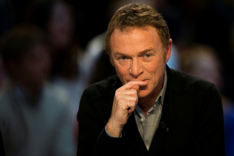 Christophe Hondelatte dans l'émission "Le Grand Journal" sur Canal+, le 21 novembre 2013 © Joël SAGET