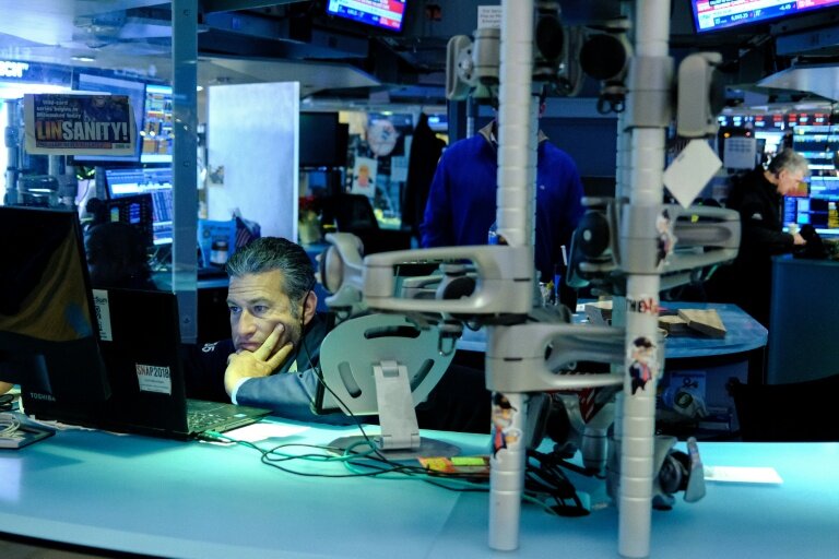 Un opérateur à la Bourse de New York, le 16 décembre 2025 © CHARLY TRIBALLEAU