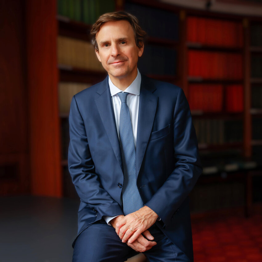 Maître Bertrand Savouré, notaire à Paris et président du Conseil supérieur du notariat. © Romualde Meigneux