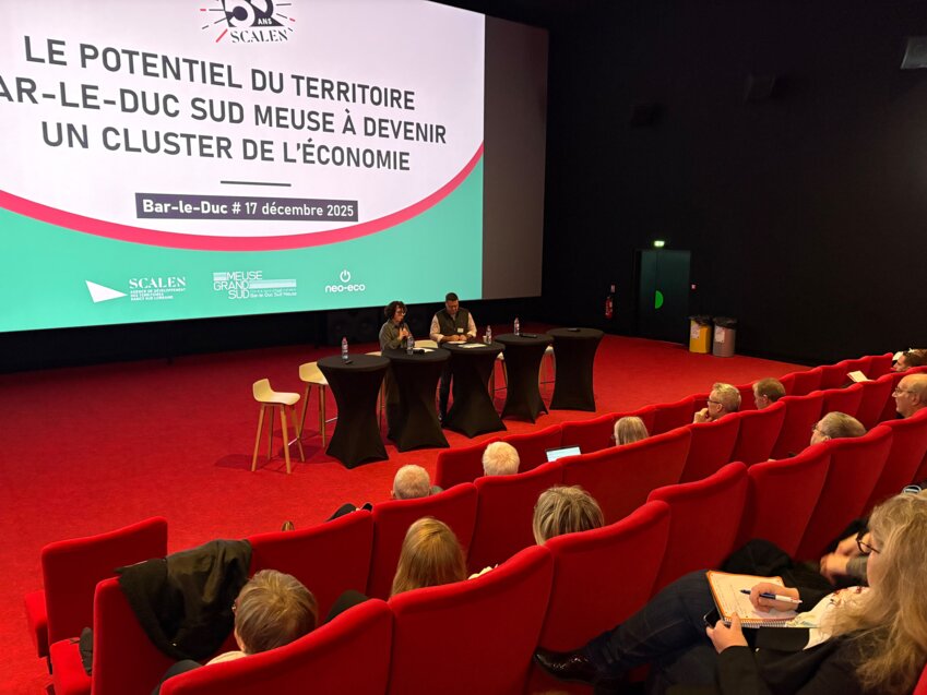 © Alexandra Marquet. Plus de cent personnes ont fait le déplacement pour s'informer sur le futur cluster de l'économie circulaire porté par l'agglomération Meuse Grand Sud.